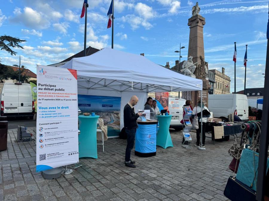 Débat mobile du Debat Public Nouveaux Réacteurs Nucléaires à Gravelines