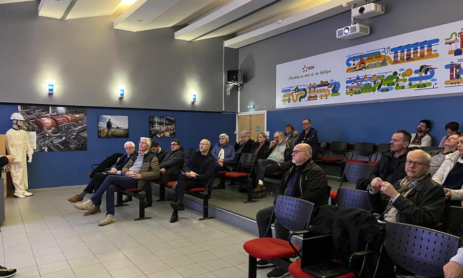  visite du site envisagé pour l'implantation des nouveaux réacteurs nucléaires à Gravelines